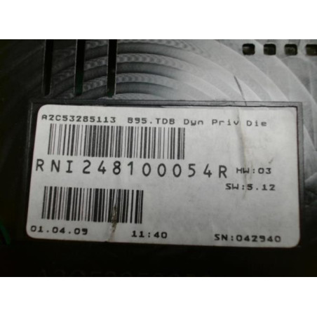 Compteur RENAULT MEGANE 3 PHASE 1 d’occasion