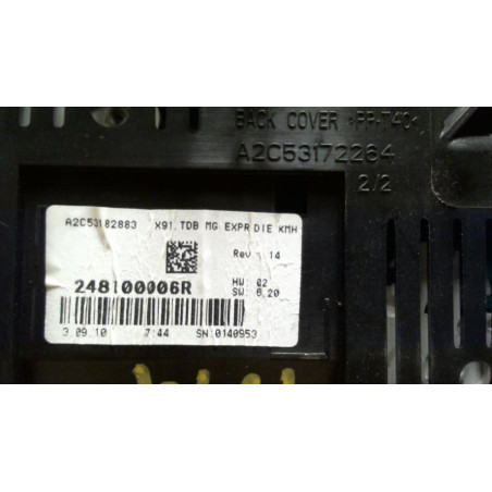 Compteur RENAULT LAGUNA 3 PHASE 1 BREAK d’occasion