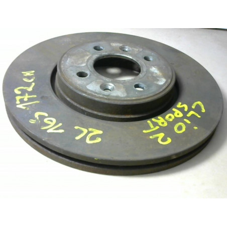 Disque avant gauche (freinage) RENAULT CLIO II PHASE 1 d’occasion