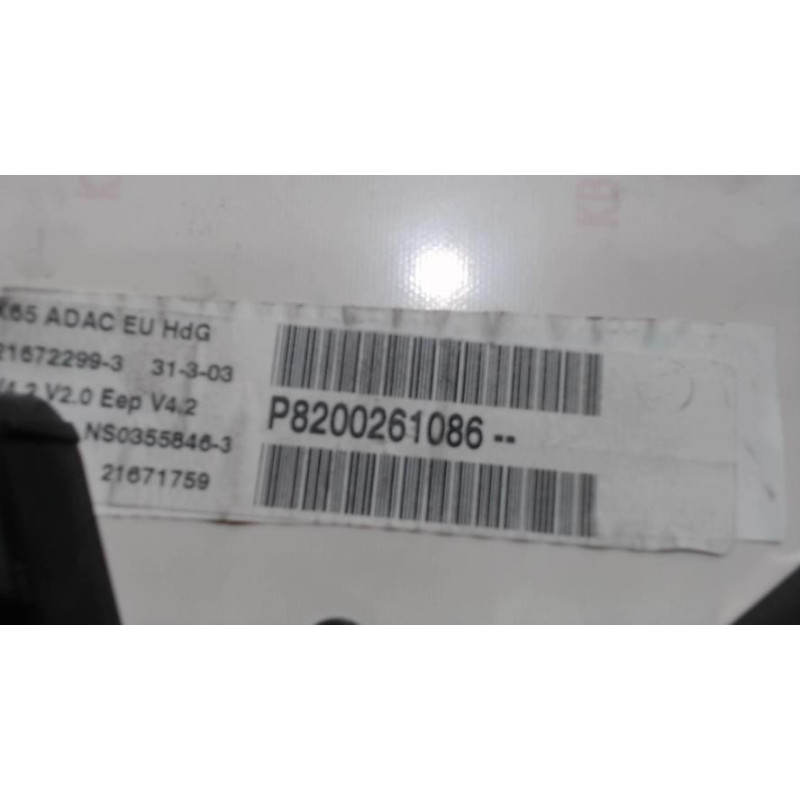 Compteur RENAULT CLIO 2 PHASE 2 d’occasion