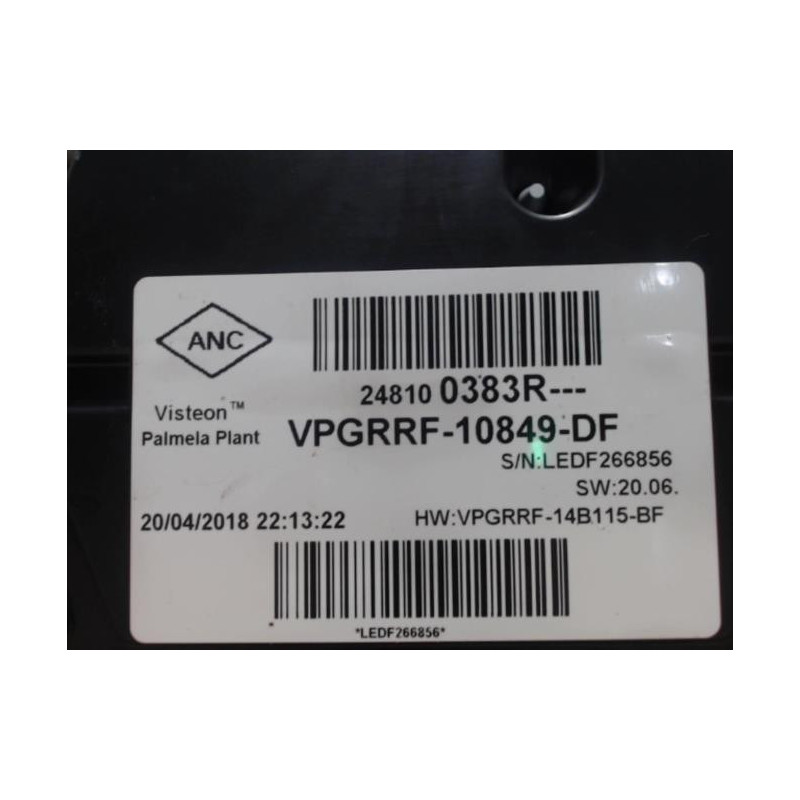 Compteur RENAULT CLIO 4 PHASE 2 d’occasion