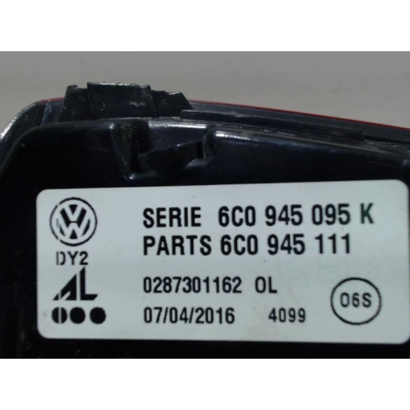 Feu arriere principal gauche (feux) VOLKSWAGEN POLO 5 PHASE 2 d’occasion