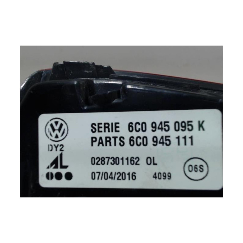 Feu arriere principal gauche (feux) VOLKSWAGEN POLO 5 PHASE 2 d’occasion