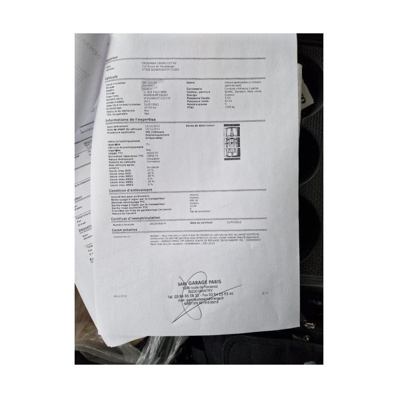 Boitier d'aide au stationnement RENAULT CLIO 5 d’occasion