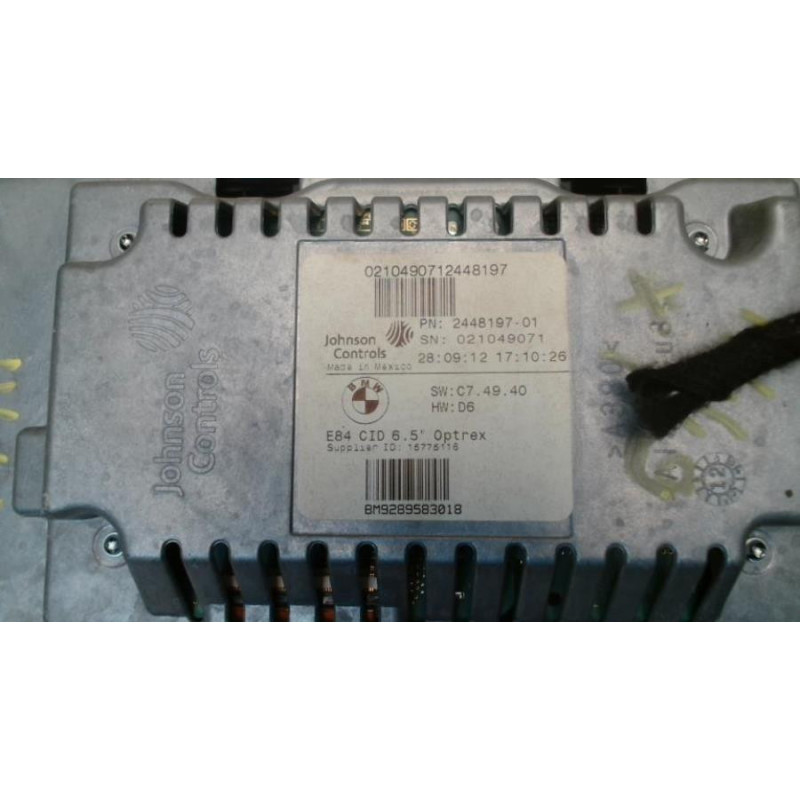 Ecran GPS BMW X1 E84 PHASE 2 d’occasion