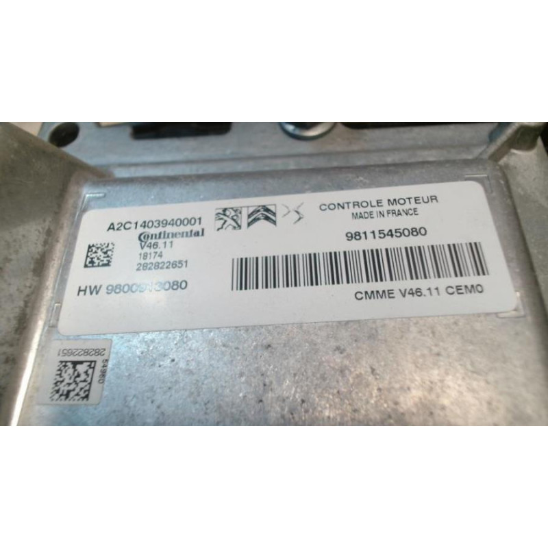 Calculateur moteur PEUGEOT 208 1 PHASE 2 d’occasion