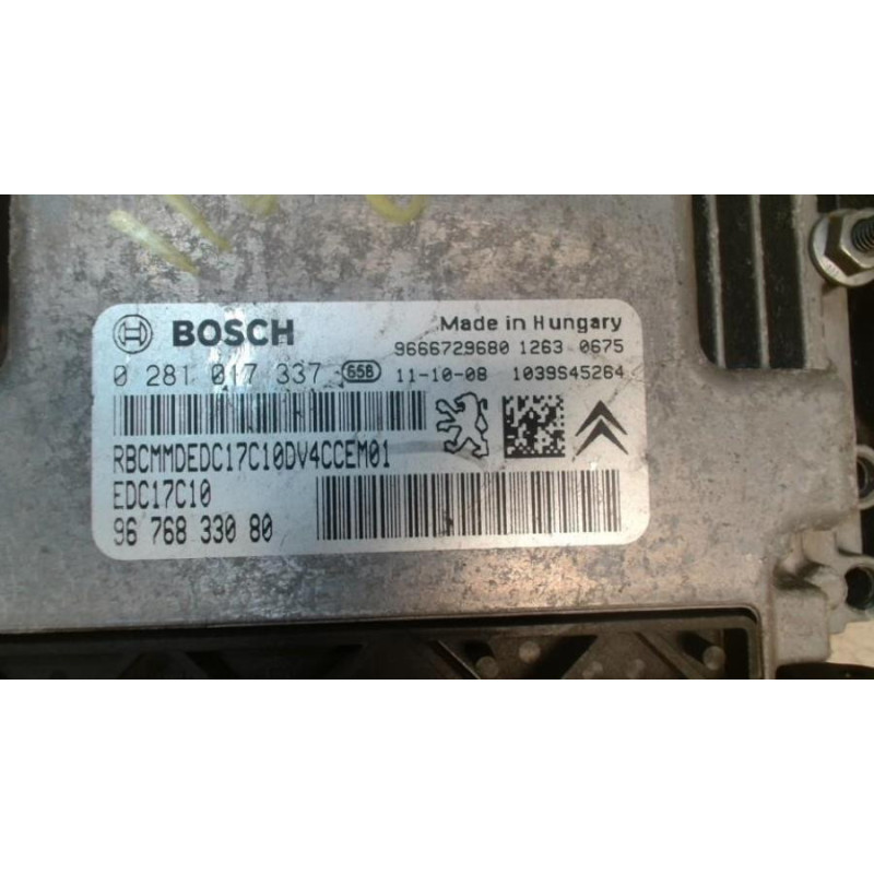 Calculateur moteur CITROEN C3 2 PHASE 1 d’occasion