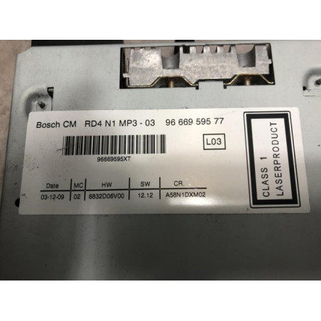 Autoradio d'origine CITROEN C3 PICASSO PHASE 1 d’occasion