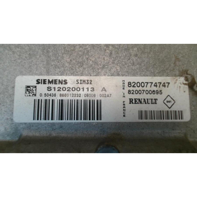 Calculateur moteur RENAULT TWINGO 2 PHASE 1 d’occasion