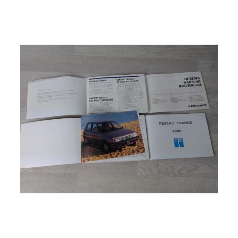 Notice d'utilisation PEUGEOT 205 PHASE 2 d’occasion