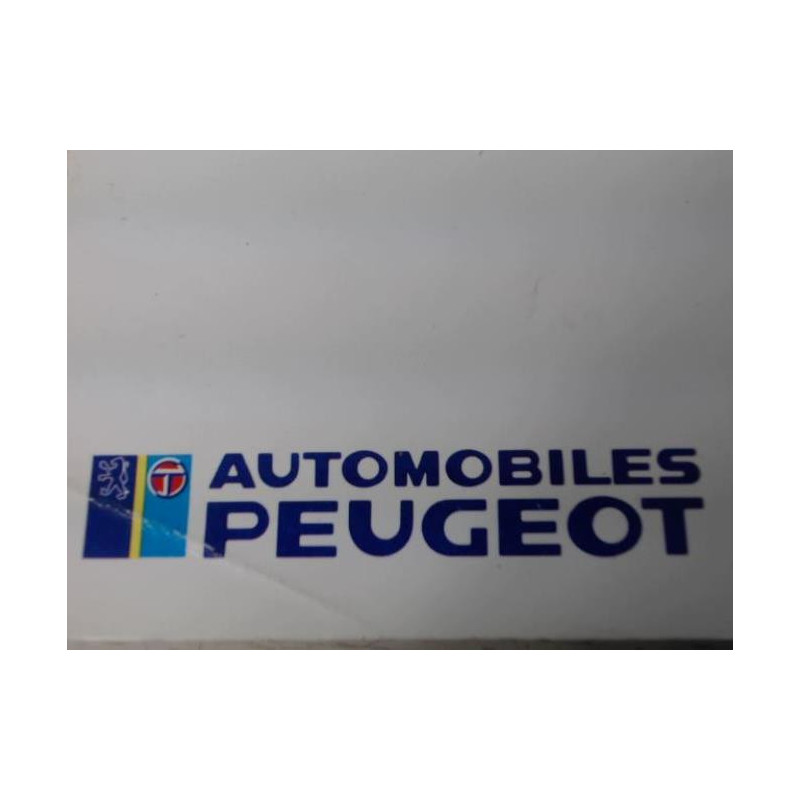 Notice d'utilisation PEUGEOT 205 PHASE 2 d’occasion