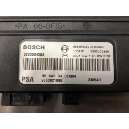 Boitier d'aide au stationnement PEUGEOT 308 1 PHASE 2 CABRIOLET d’occasion