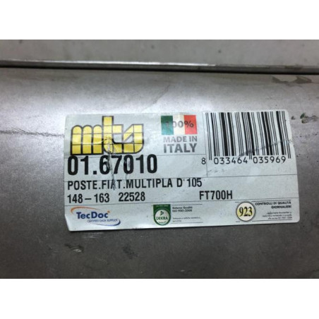Silencieux arriere (echappement) FIAT MULTIPLA PHASE 1 d’occasion