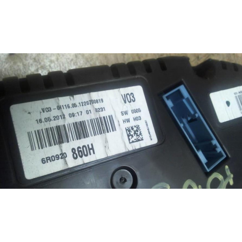 Compteur VOLKSWAGEN POLO 5 PHASE 1 d’occasion