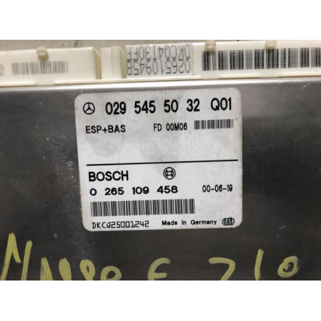 Calculateur boitier electronique ESP/ABS MERCEDES CLASSE E 210 PHASE 2 d’occasion