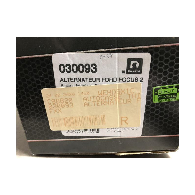 Alternateur FORD FOCUS 2 PHASE 1 d’occasion