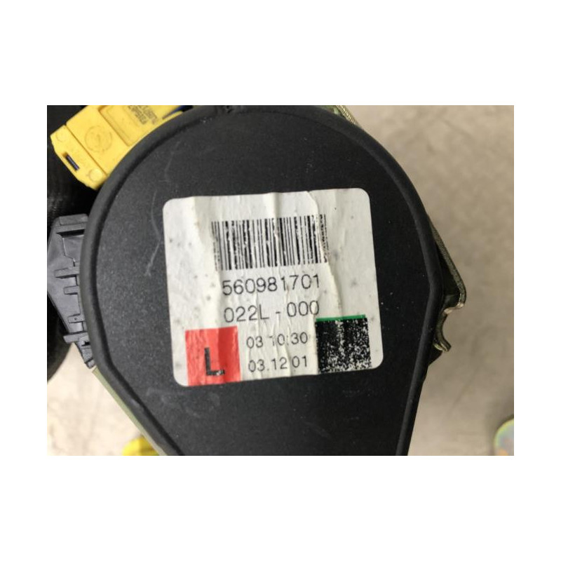 Ceinture arriere gauche PORSCHE CAYENNE 1 PHASE 1 d’occasion