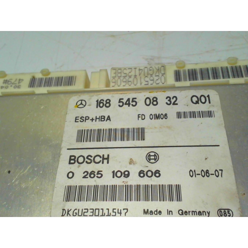 Calculateur MERCEDES CLASSE A 168 PHASE 2 d’occasion
