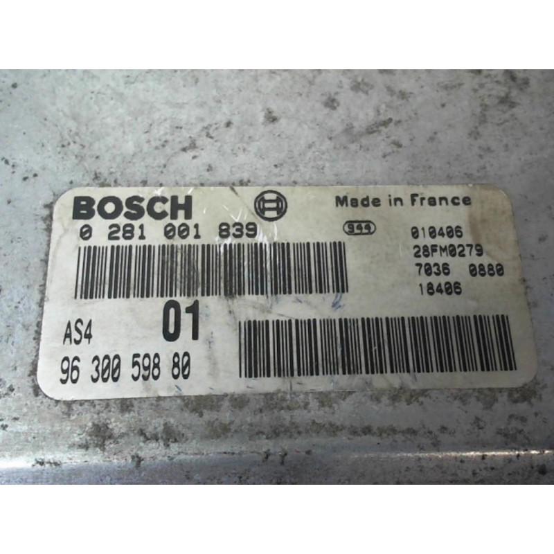 Calculateur CITROEN SAXO PHASE 2 d’occasion