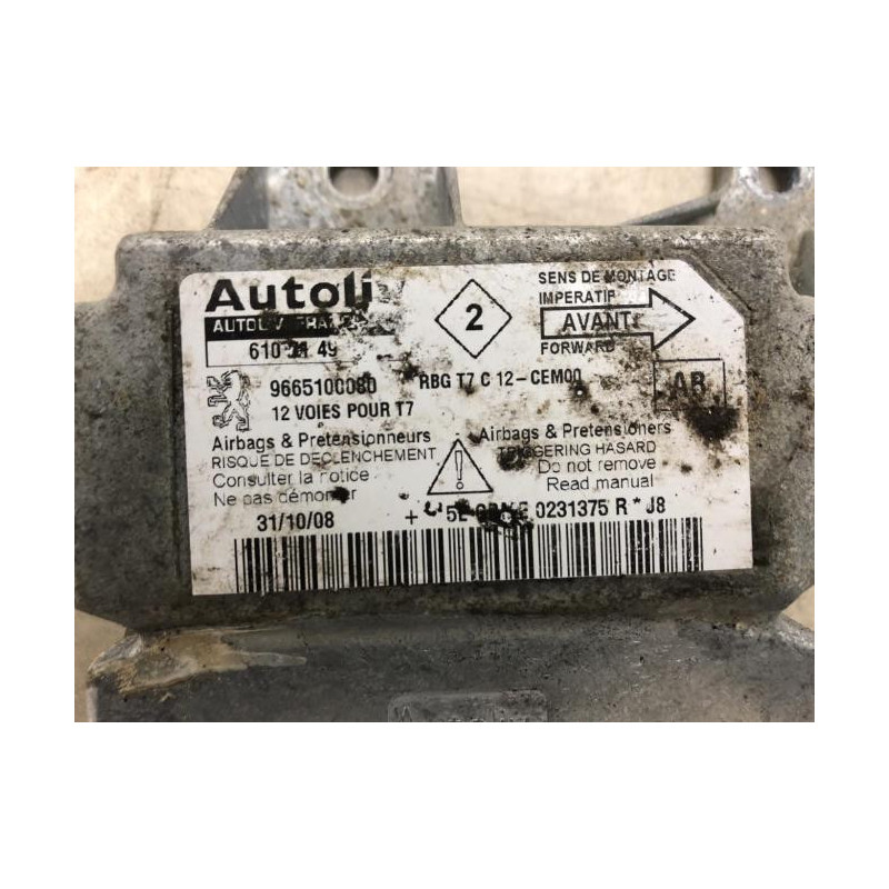 Boitier air bag PEUGEOT 308 1 SW PHASE 1 BREAK d’occasion