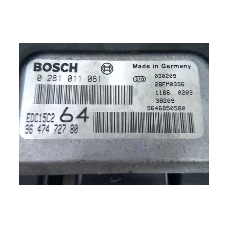 Calculateur PEUGEOT 307 PHASE 1 d’occasion