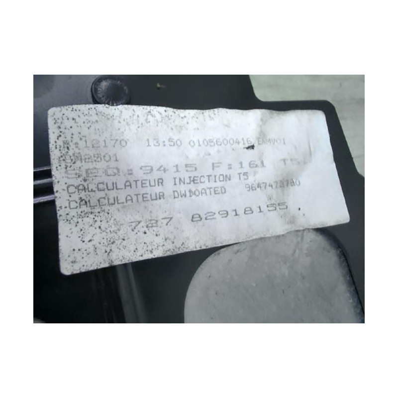 Calculateur PEUGEOT 307 PHASE 1 d’occasion