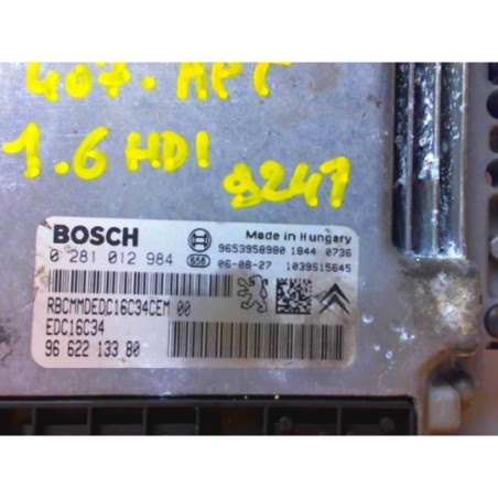 Calculateur PEUGEOT 407 PHASE 1 d’occasion