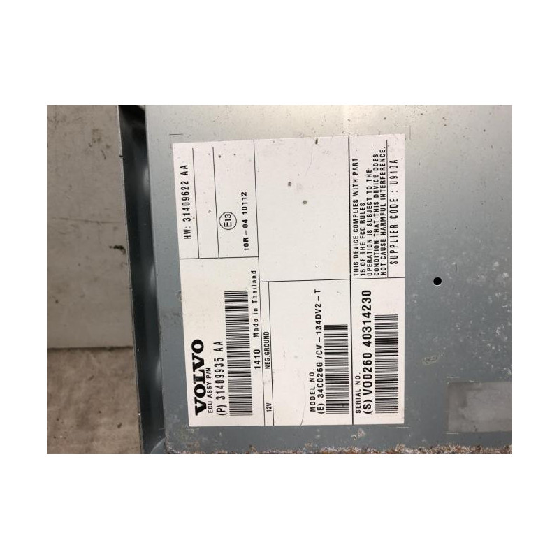 Amplificateur audio VOLVO V 40 2 PHASE 1 BREAK d’occasion