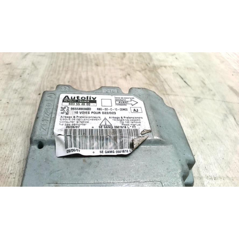Boitier air bag PEUGEOT 407 PHASE 1 BREAK d’occasion