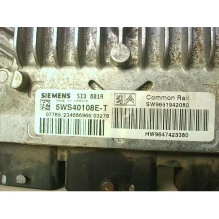 Calculateur CITROEN BERLINGO 1 PHASE 1 d’occasion