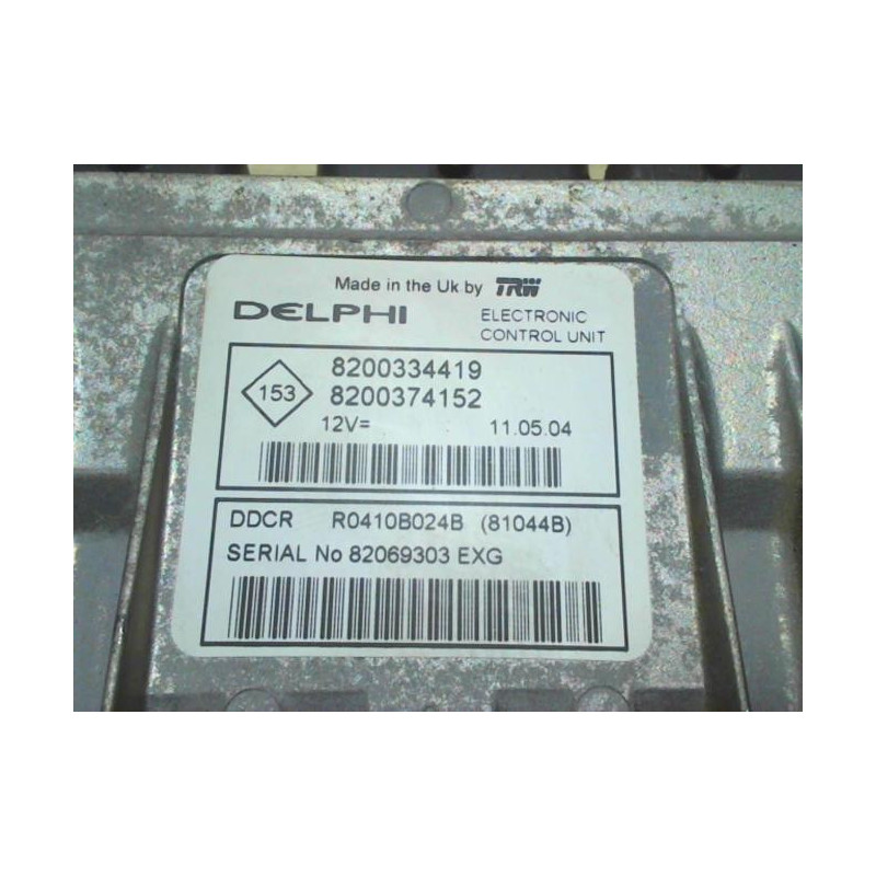 Calculateur RENAULT MEGANE 2 PHASE 1 d’occasion