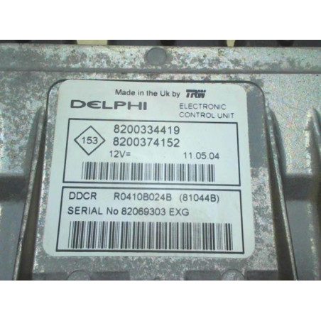 Calculateur RENAULT MEGANE 2 PHASE 1 d’occasion