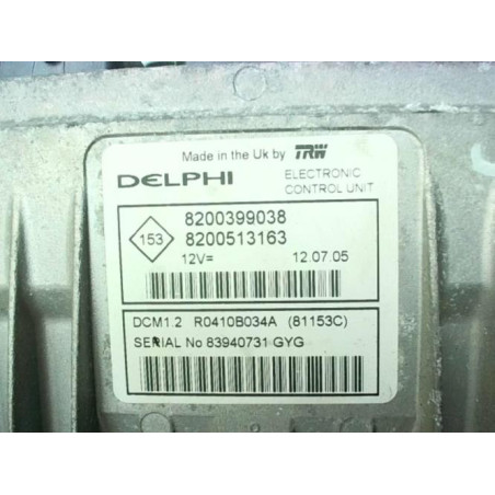 Calculateur RENAULT CLIO 3 PHASE 2 d’occasion
