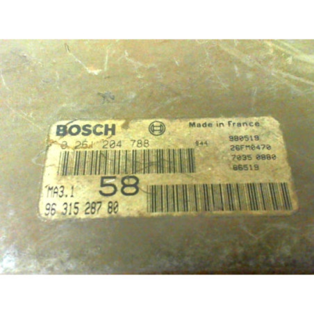 Calculateur PEUGEOT 106 PHASE 2 d’occasion