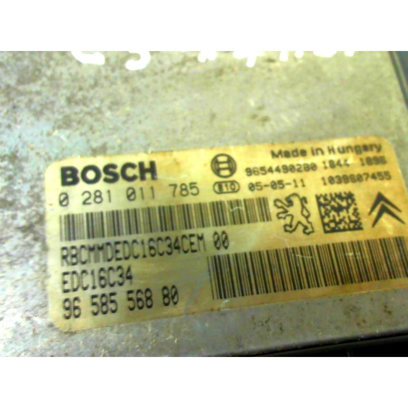 Calculateur CITROEN C3 1 PHASE 1 d’occasion