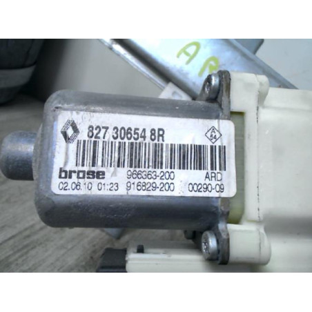 Mecanisme de leve vitre electrique arriere droit RENAULT MEGANE 3 PHASE 1 BREAK d’occasion