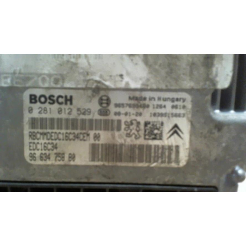 Calculateur moteur PEUGEOT 207 PHASE 1 d’occasion