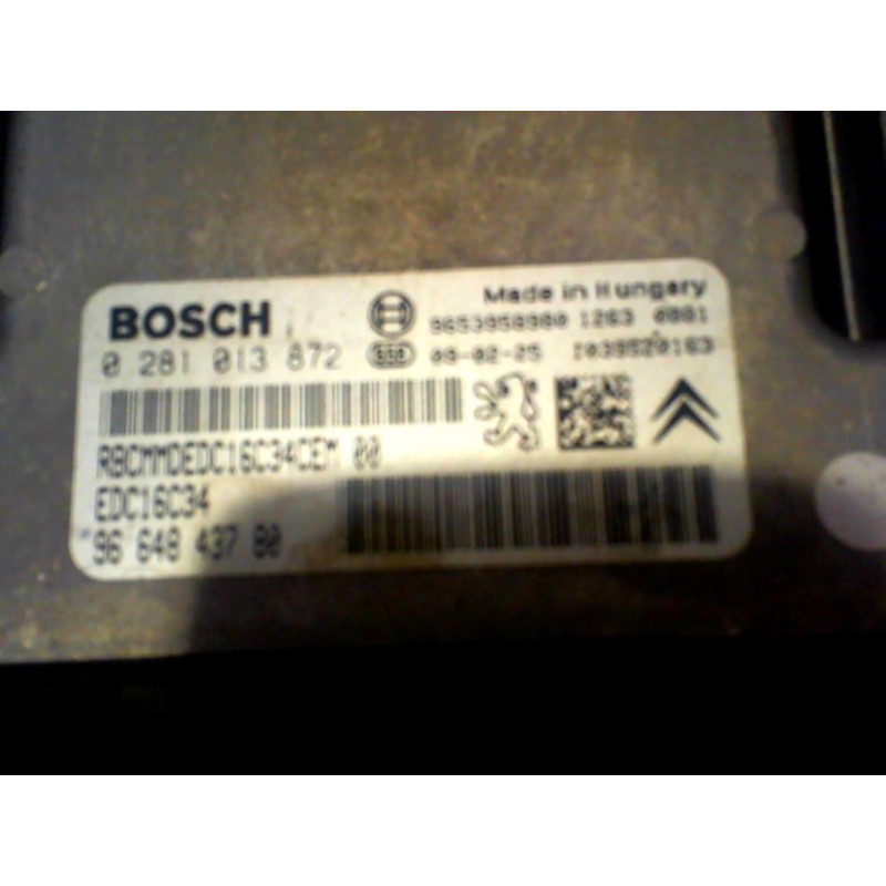 Calculateur moteur PEUGEOT 308 1 PHASE 1 d’occasion