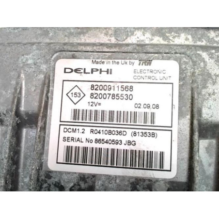 Calculateur moteur DACIA LOGAN MCV 1 PHASE 1 BREAK d’occasion
