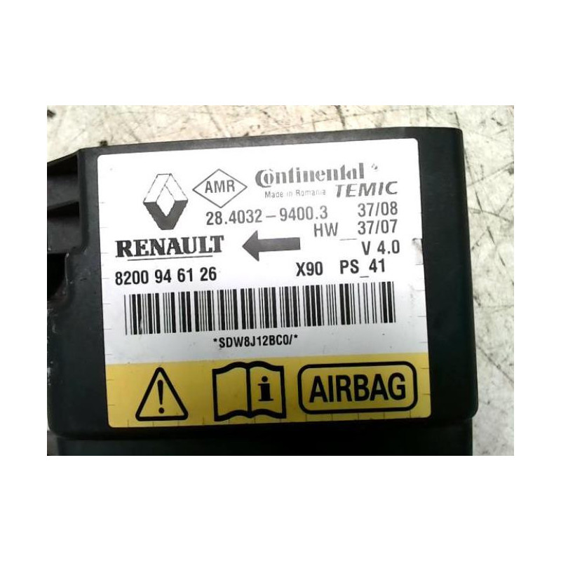 Boitier air bag DACIA LOGAN MCV 1 PHASE 1 BREAK d’occasion