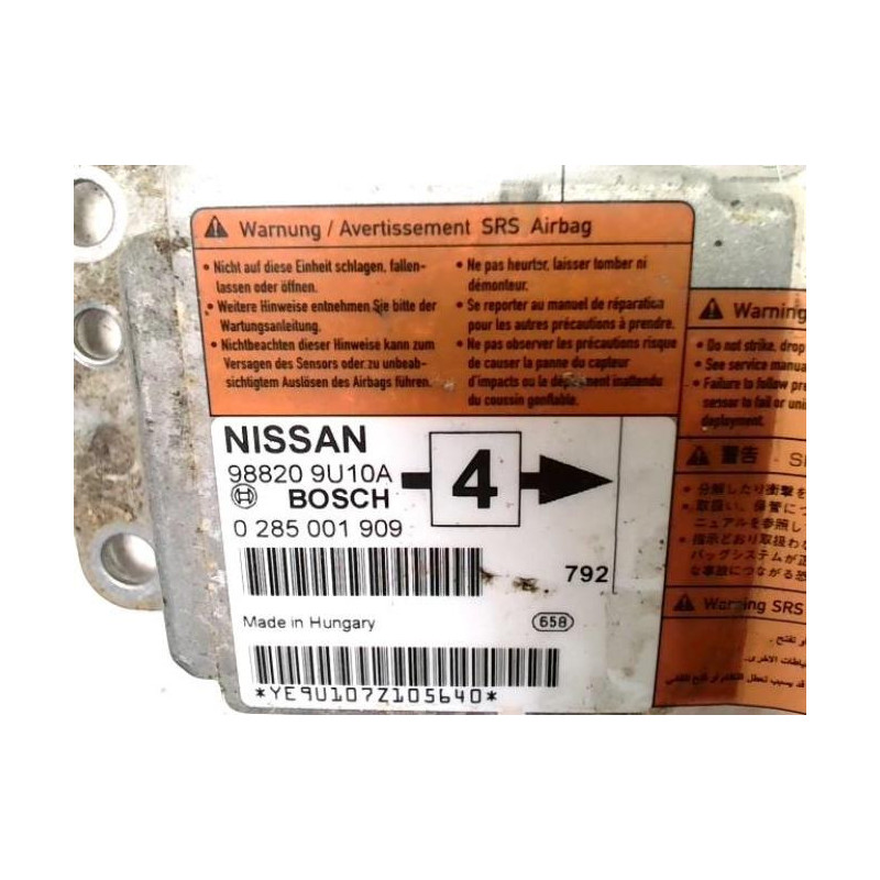 Boitier air bag NISSAN NOTE 1 PHASE 1 d’occasion