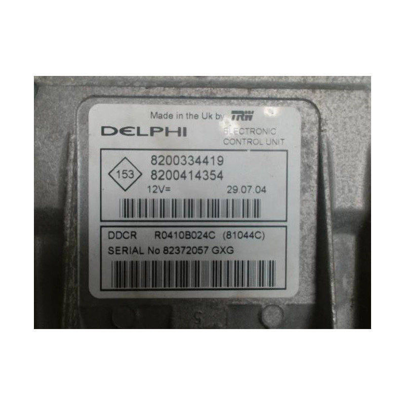 Calculateur moteur RENAULT MEGANE 2 PHASE 1 BREAK d’occasion
