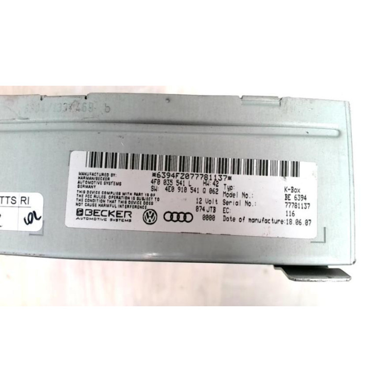 Amplificateur audio AUDI A6 3 PHASE 1 d’occasion