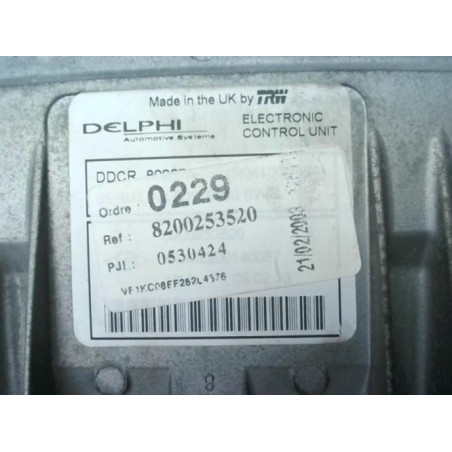 Calculateur RENAULT KANGOO 1 PHASE 2 d’occasion