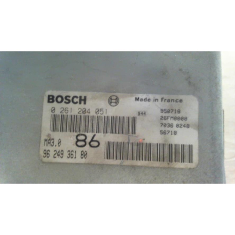 Calculateur moteur PEUGEOT 106 PHASE 1 d’occasion
