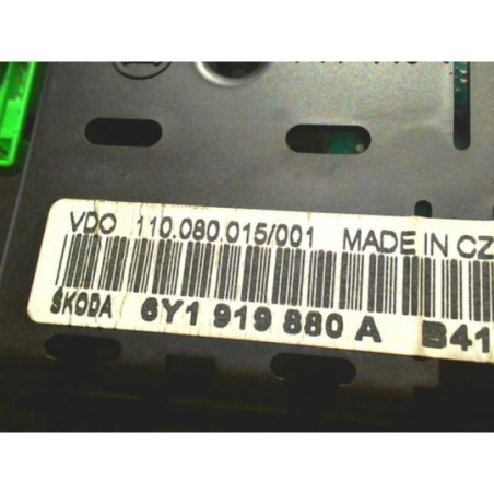 Compteur SKODA FABIA 1 PHASE 1 d’occasion