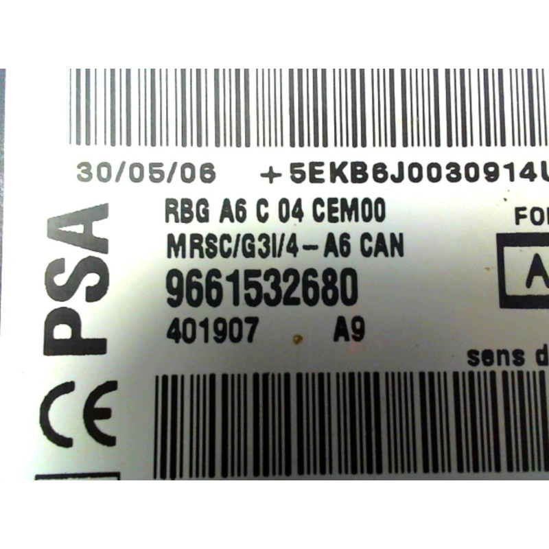 Boitier air bag CITROEN C2 PHASE 1 d’occasion