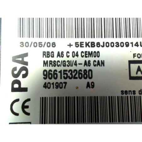 Boitier air bag CITROEN C2 PHASE 1 d’occasion