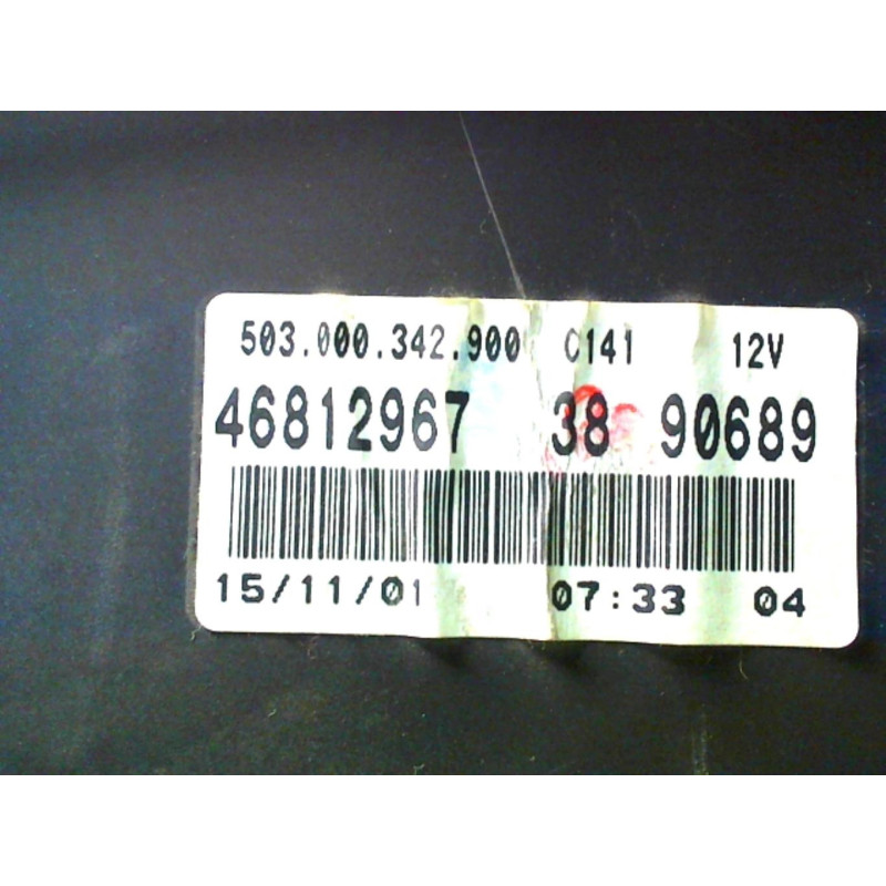 Compteur FIAT PUNTO 2 PHASE 1 d’occasion