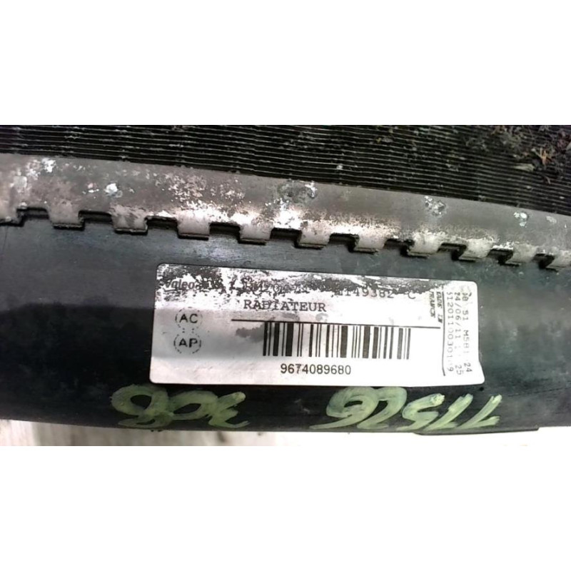 Radiateur eau PEUGEOT 308 1 PHASE 2 d’occasion